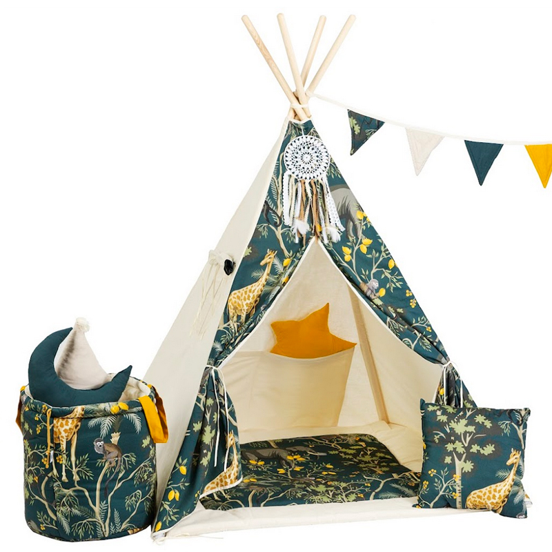 01 tipi detsky stan safari - típí pre deti