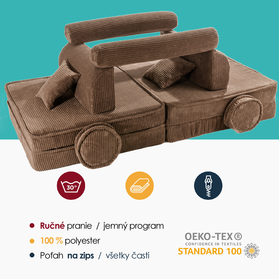 skladaci penovy bunker sofa premium