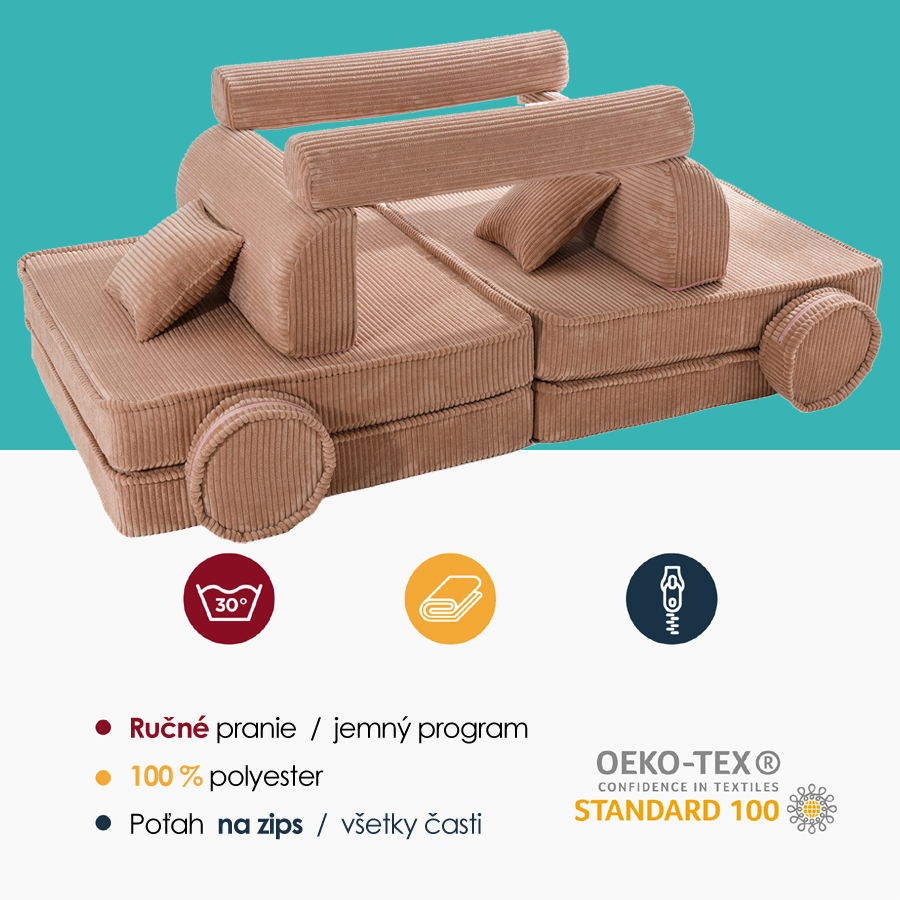 skladaci penovy bunker sofa premium