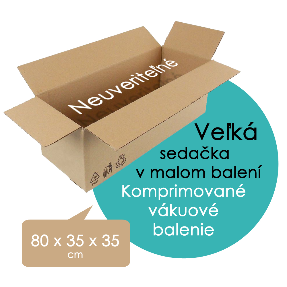 SOFA bunker KOMPRIMOVANE balenie 1x1