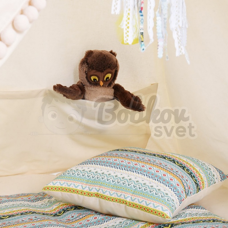Teepee stan pre deti set s príslušenstvom - Indiánske dobrodružstvo s pompoms