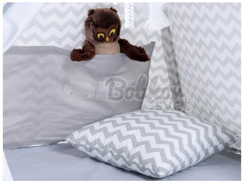 Teepee stan pre deti set s príslušenstvom - Cik cak biely