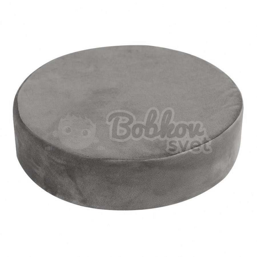 Veľký skladací bunker / detské ihrisko / pohovka - SOFA velvet GRAY 160 cm