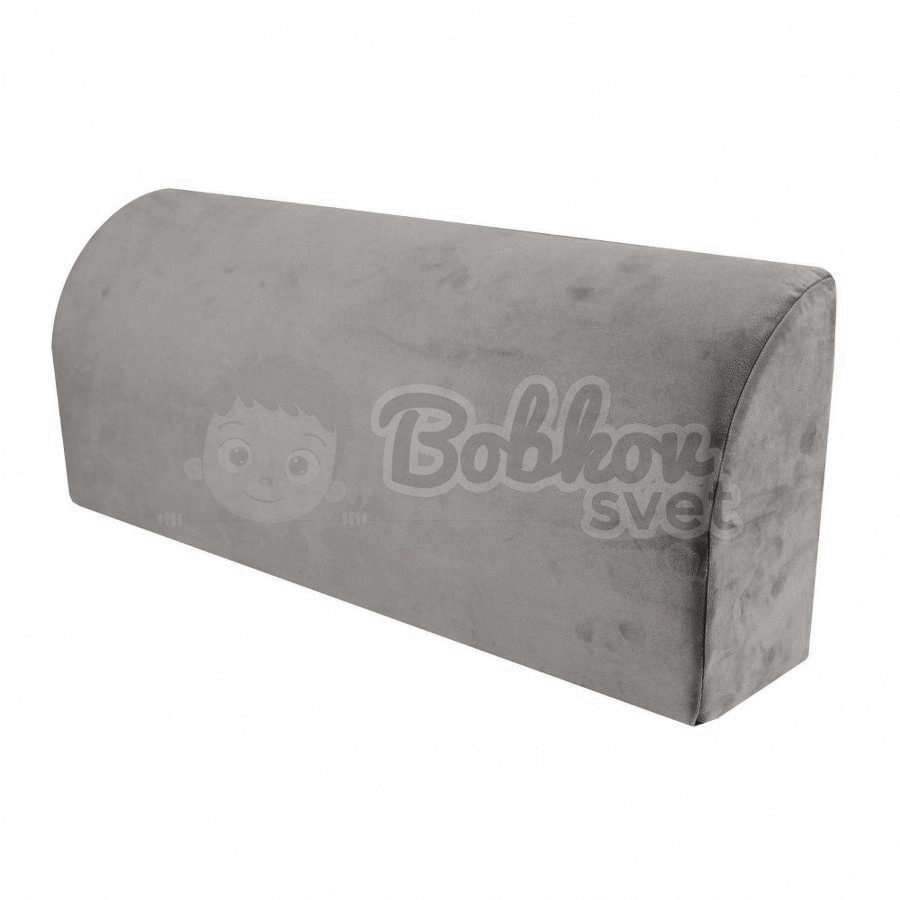 Veľký skladací bunker / detské ihrisko / pohovka - SOFA velvet GRAY 160 cm