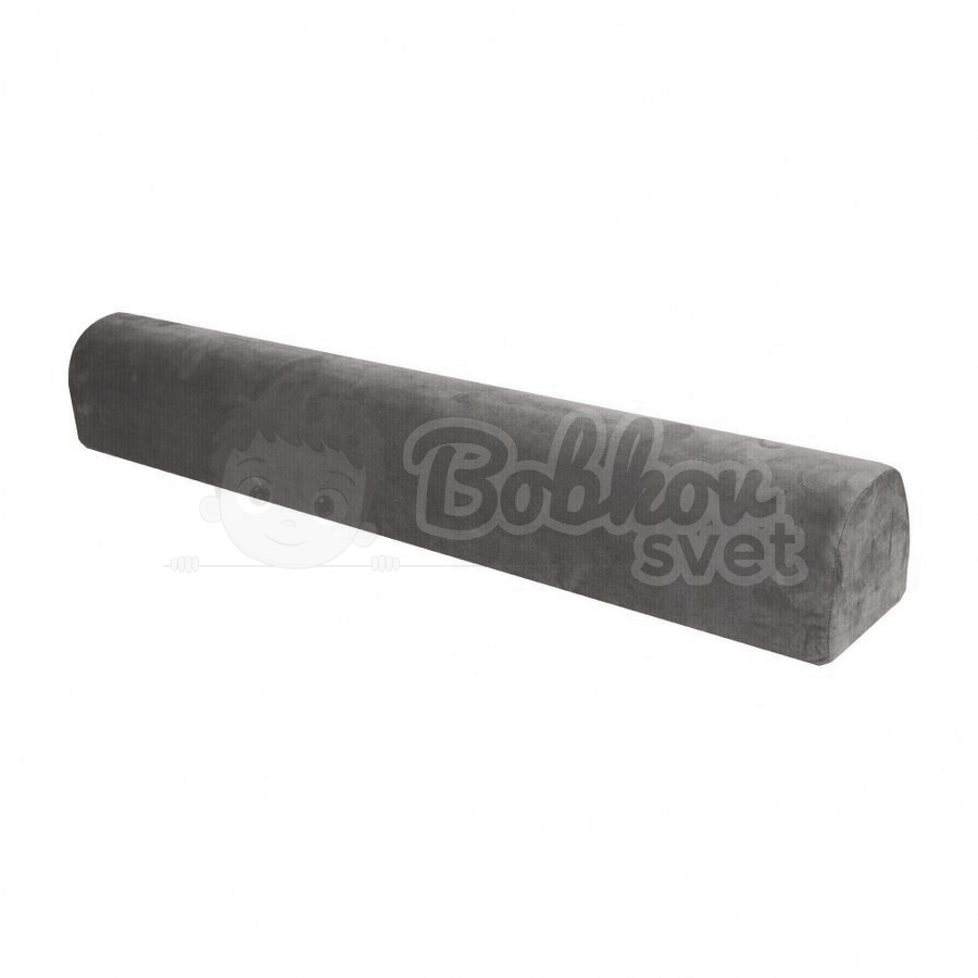 Veľký skladací bunker / detské ihrisko / pohovka - SOFA velvet GRAY 160 cm