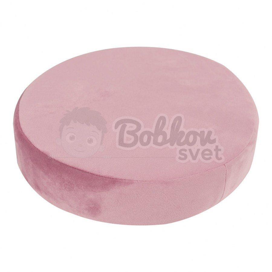 Veľký skladací bunker / detské ihrisko / pohovka - SOFA velvet PINK 160 cm