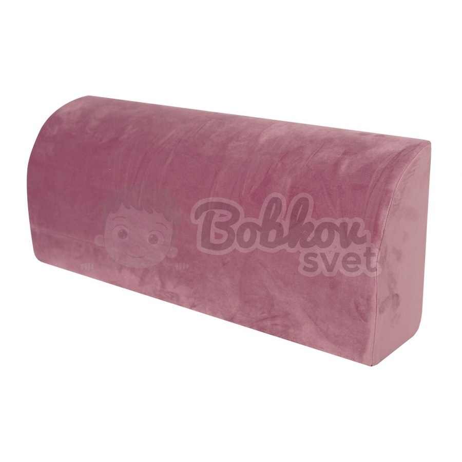 Veľký skladací bunker / detské ihrisko / pohovka - SOFA velvet PINK 160 cm