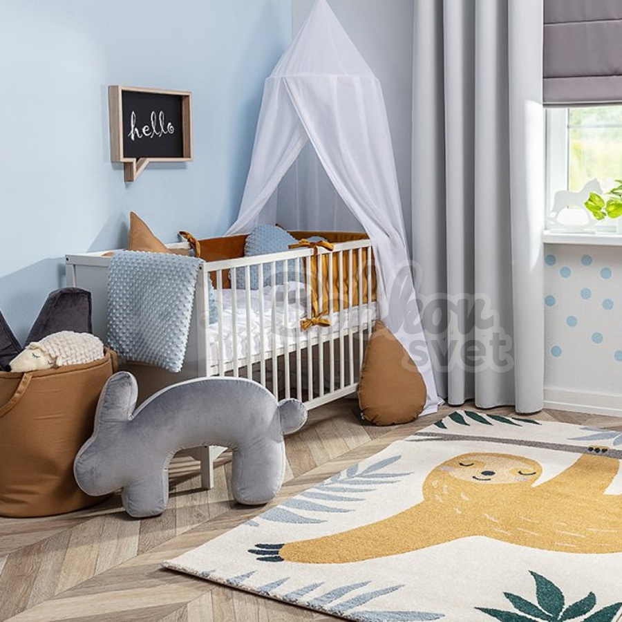 Dojčiaci vankúš ELIT velvet / dekoračný BUNNY - gray