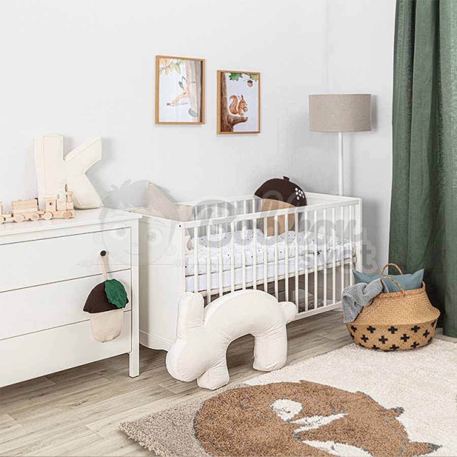 Dojčiaci vankúš ELIT velvet / dekoračný BUNNY - cream