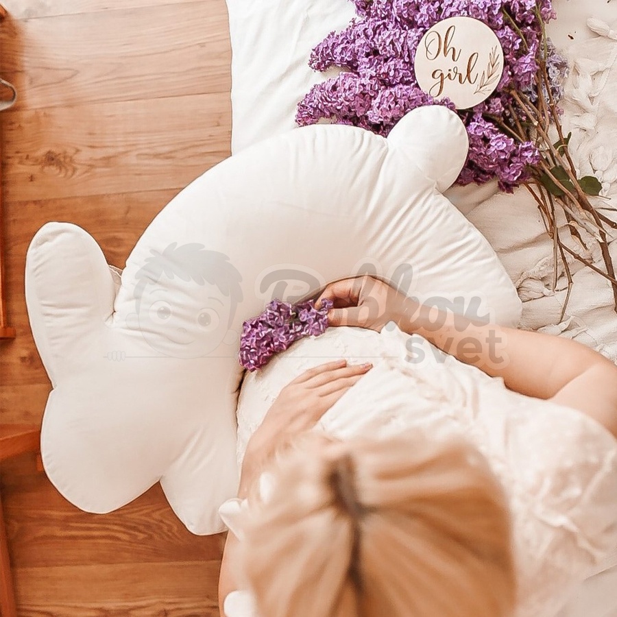 Dojčiaci vankúš ELIT velvet / dekoračný BUNNY - mint