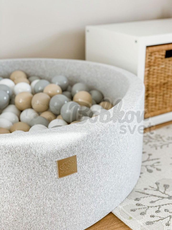 Detský suchý bazén EXCLUSIVE MeowBaby® model Safari s guličkami 250 ks (90x30cm)