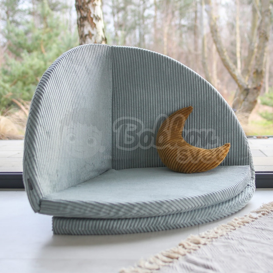 Skladacia hracia podložka Ø 130 cm HARD Corduroy - mäta