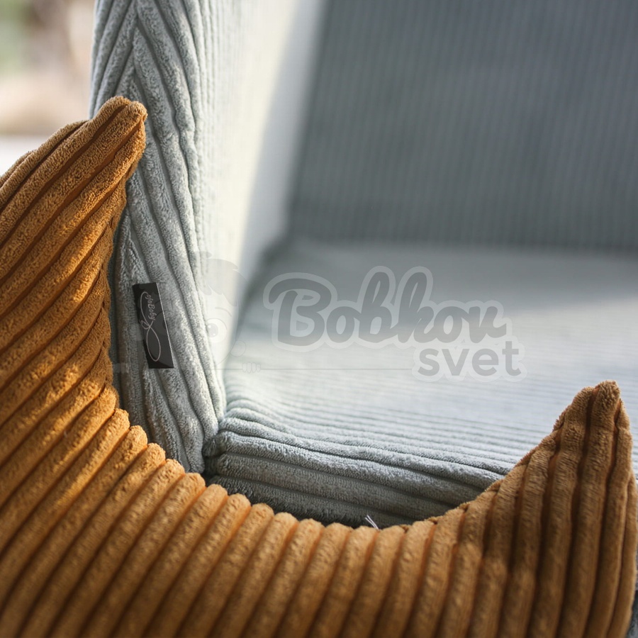 Skladacia hracia podložka Ø 130 cm HARD Corduroy - mäta