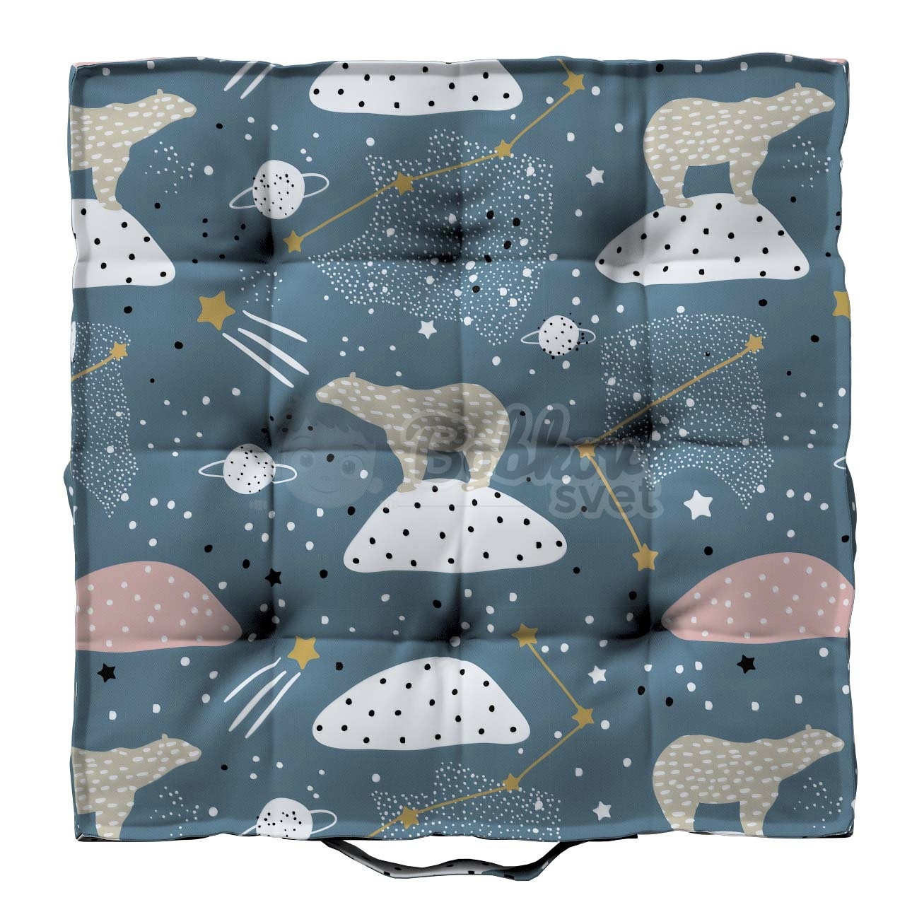 Sedák / puf 50cm edícia MAGIC WORLD - polar