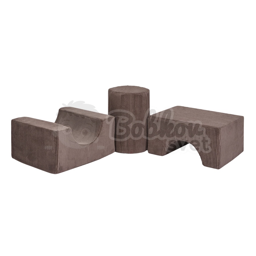Penová hracia zostava / 3 dielny set - Shape Corduroy Estetic BROWN