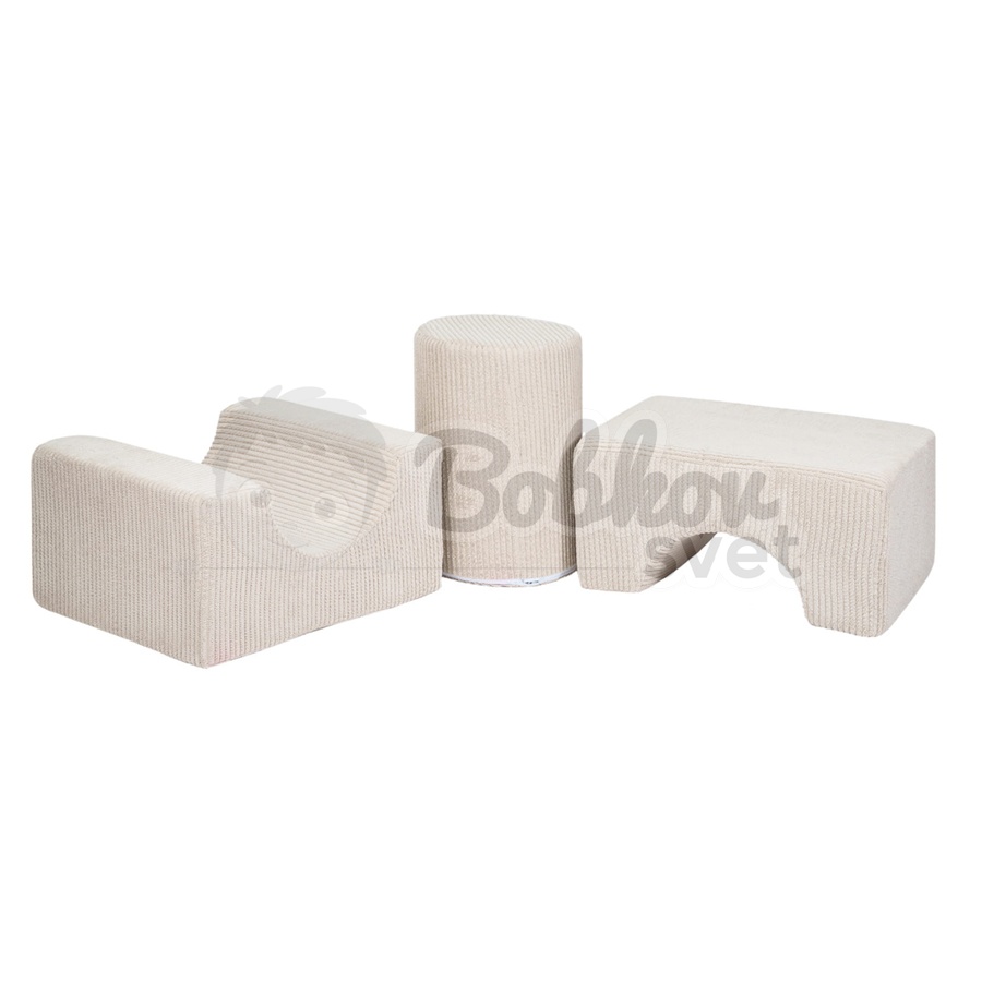 Penová hracia zostava / 3 dielny set - Shape Corduroy Estetic ECRU