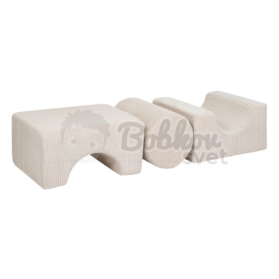 Penová hracia zostava / 3 dielny set - Shape Corduroy Estetic ECRU