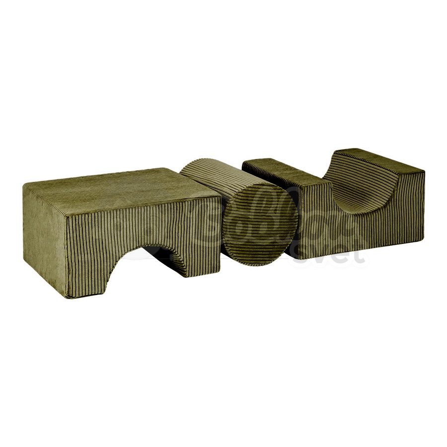Penová hracia zostava / 3 dielny set - Shape Corduroy Estetic KHAKI
