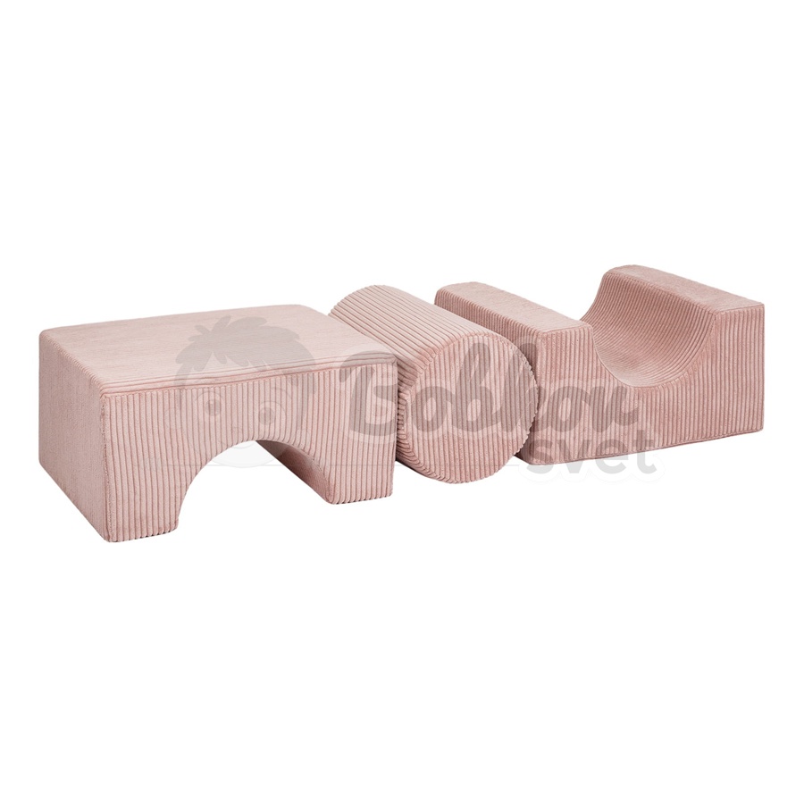 Penová hracia zostava / 3 dielny set - Shape Corduroy Estetic PINK
