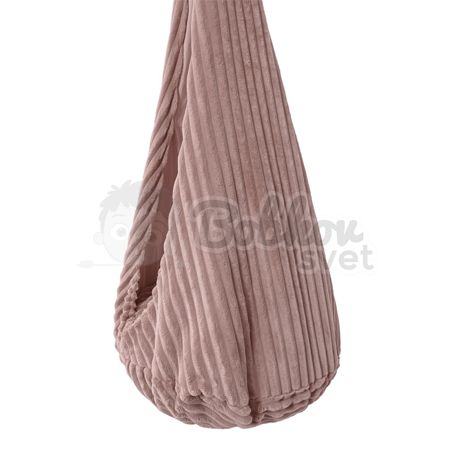 Závesná kvapka - hojdačka do izby + HÁK - CHURROS hard - Ruby PINK