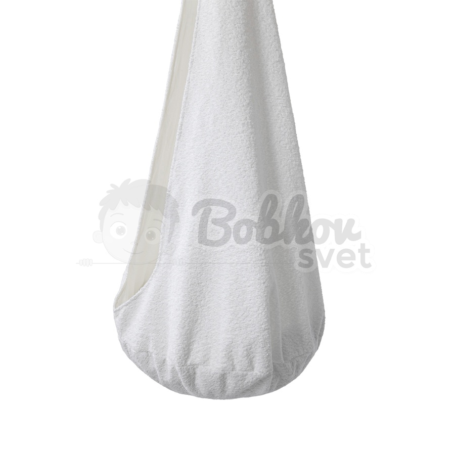 Závesná kvapka - hojdačka do izby + HÁK - BOUCLE white