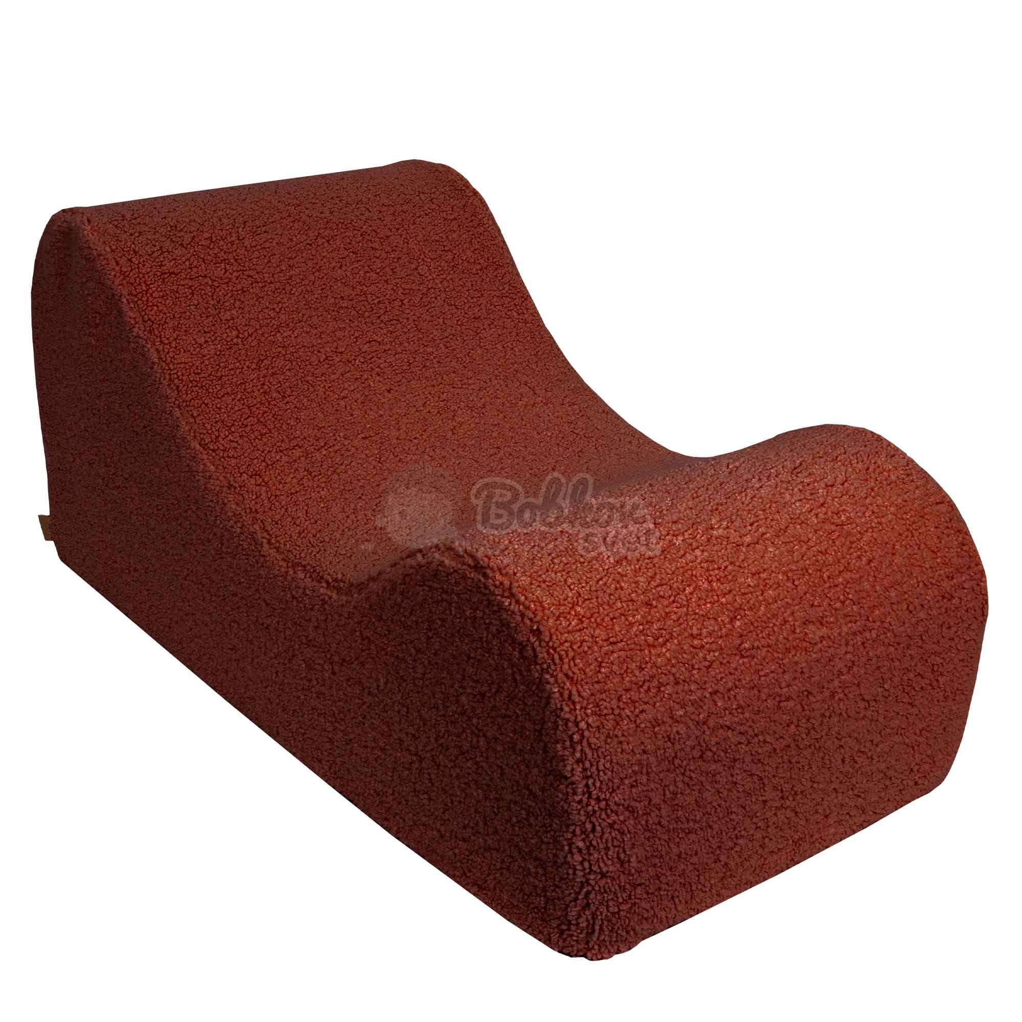 Dizajnové lehátko s opierkami (leňoška) pre deti Wave - Bearly BROWN