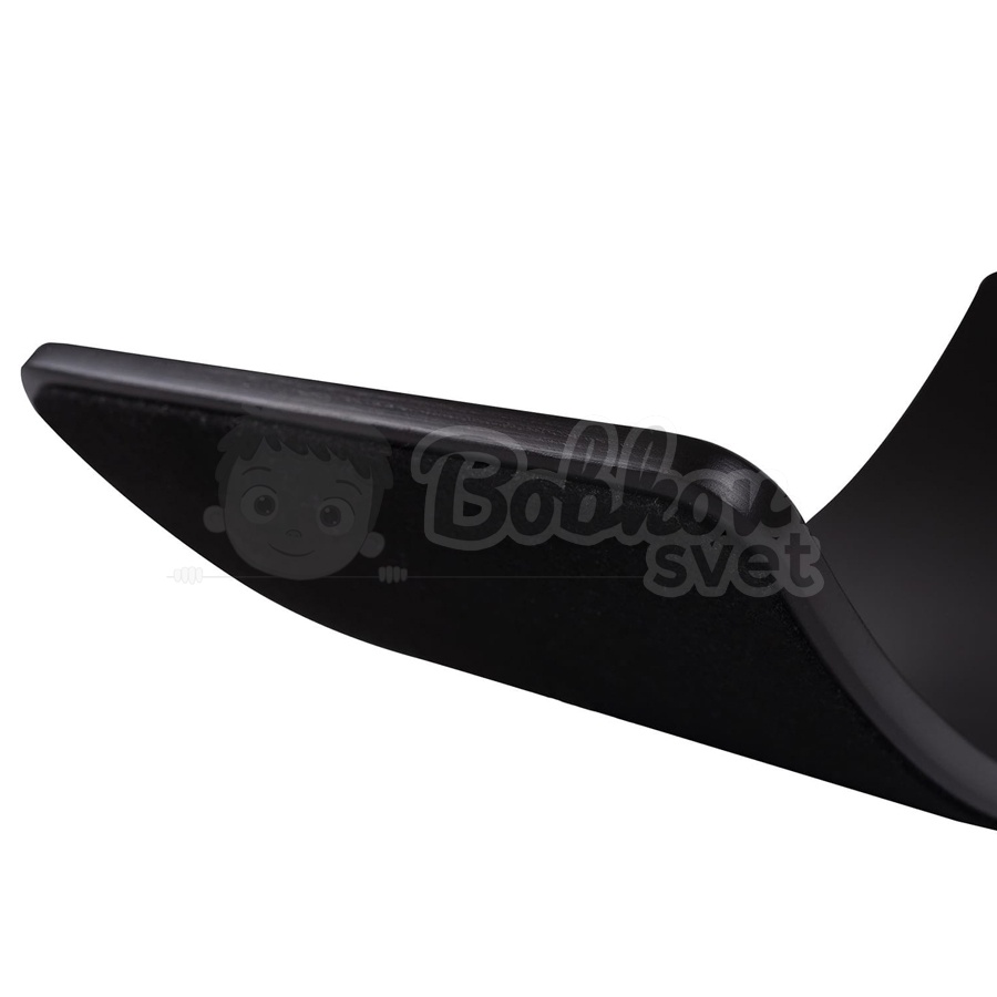 Drevená balančná doska pre deti MeowBaby® s filcom (80x30cm) - BLACK