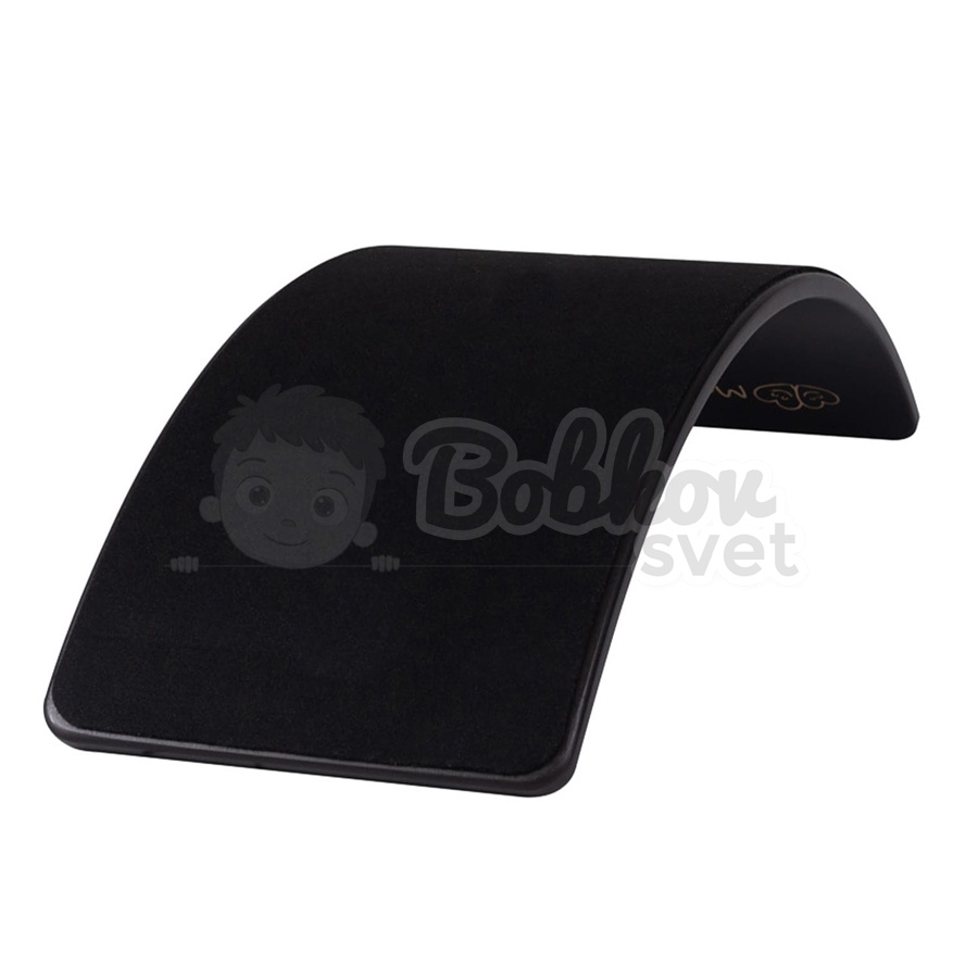 Drevená balančná doska pre deti MeowBaby® s filcom (80x30cm) - BLACK