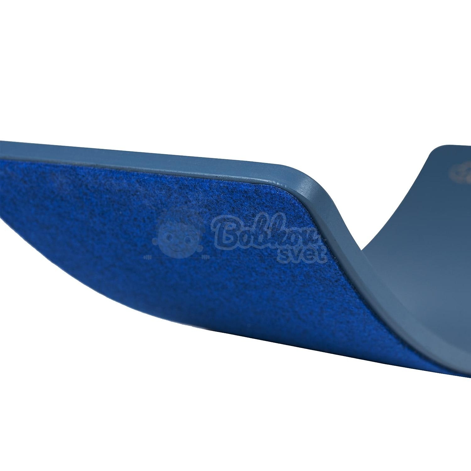 Drevená balančná doska pre deti MeowBaby® s filcom (80x30cm) - BLUE