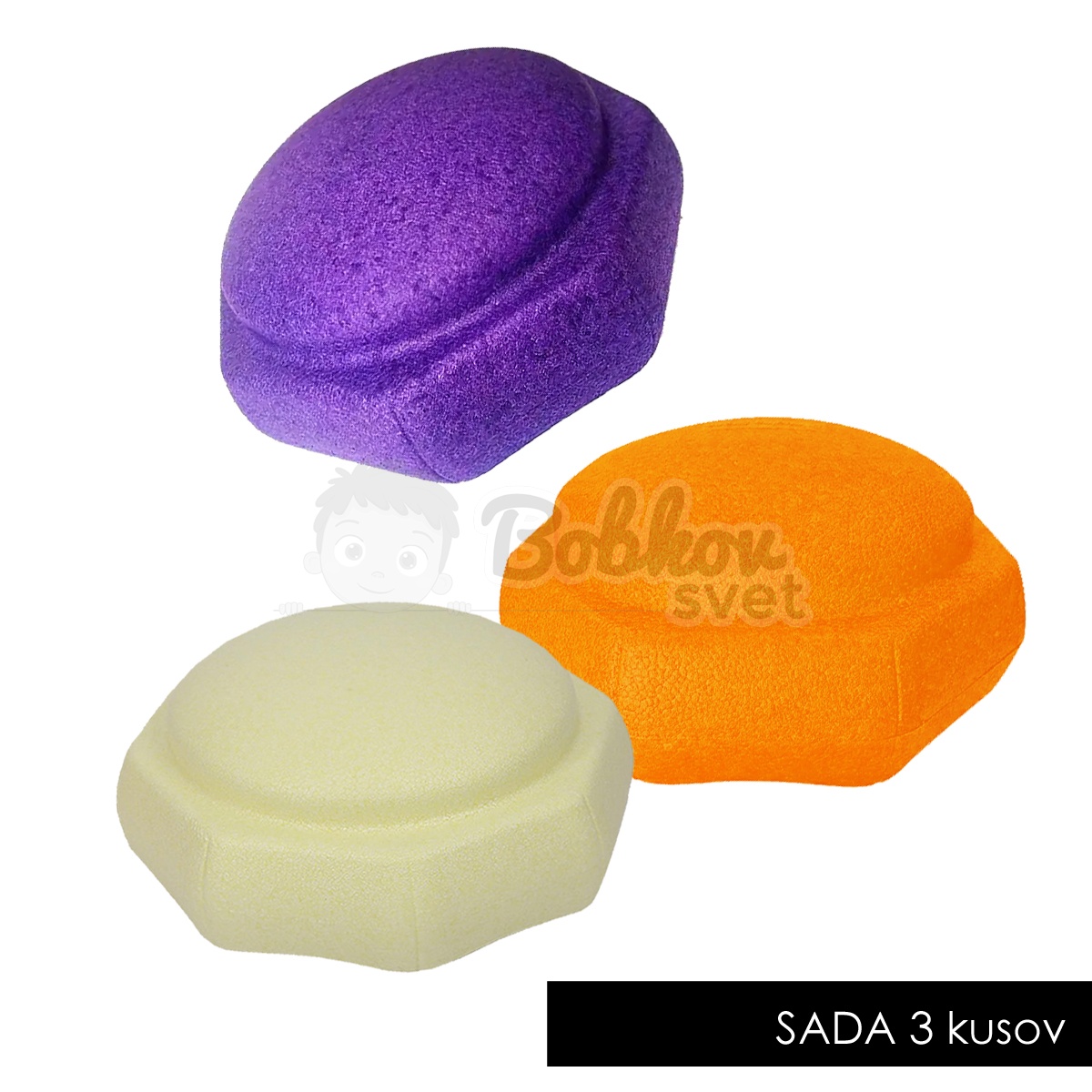 Variabilné balančné kamene Stepping Stones | hrubá motorika - SADA č.2