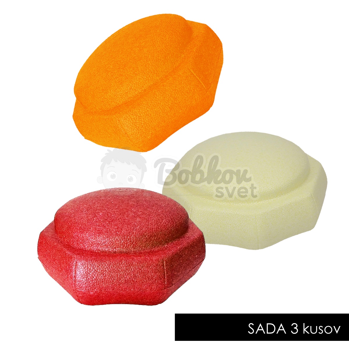 Variabilné balančné kamene Stepping Stones | hrubá motorika - SADA č.1