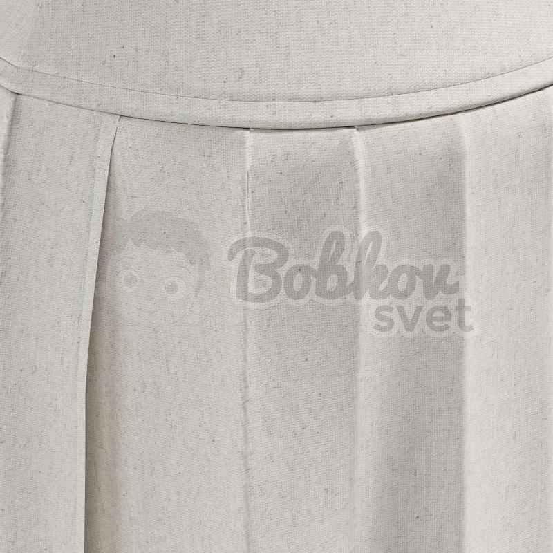 Závesný baldachýn / nebesá nad posteľ kolekcia Happiness - béžový / žíhaný