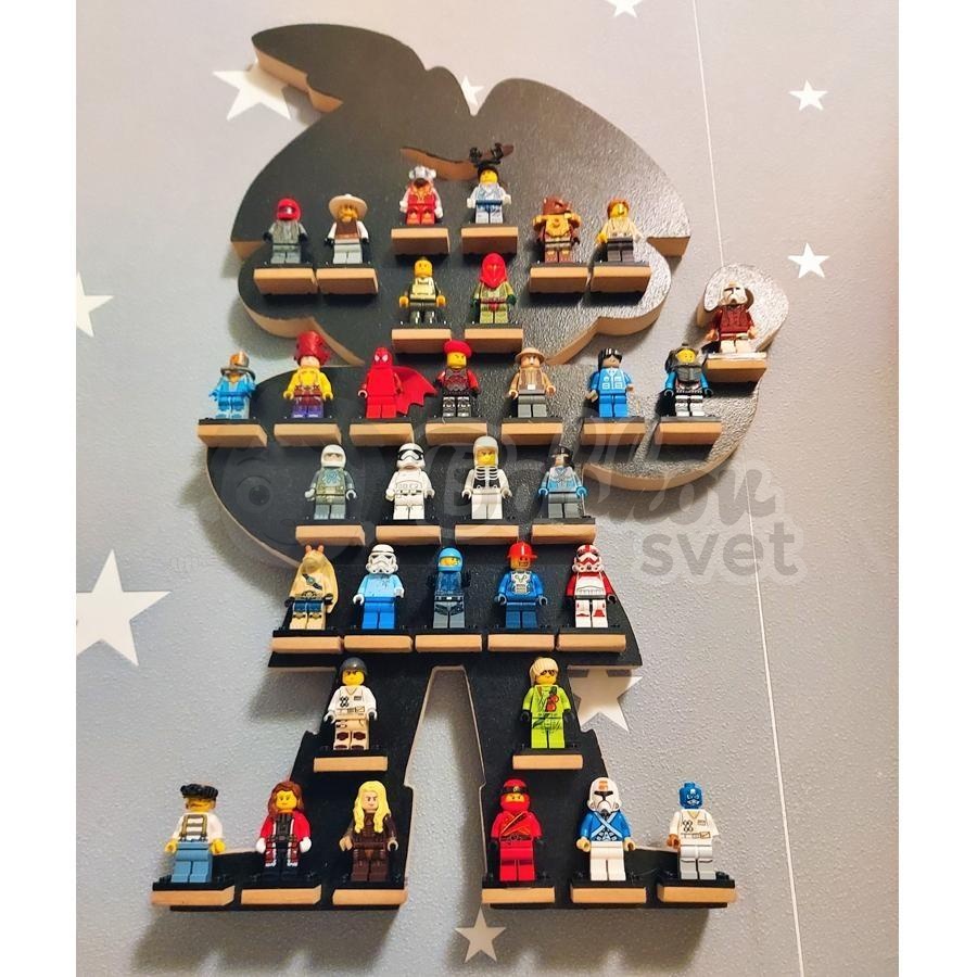 Organizér na LEGO postavičky / figúrky - séria BLACK - PIRÁT