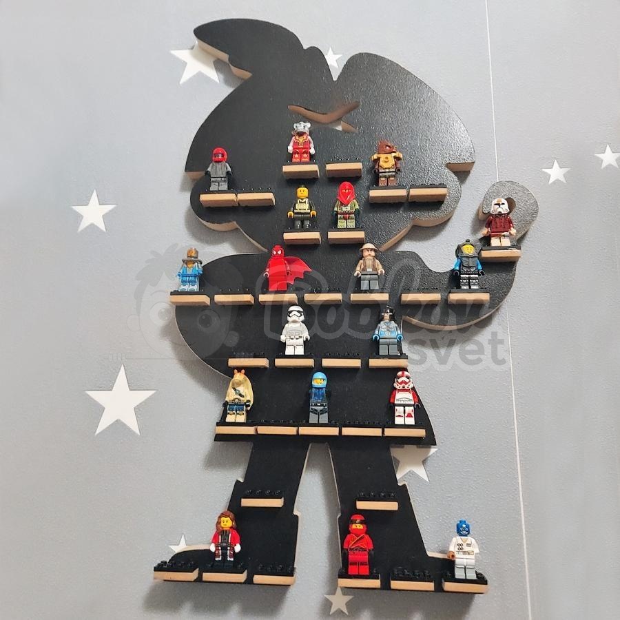 Organizér na LEGO postavičky / figúrky - séria BLACK - PIRÁT