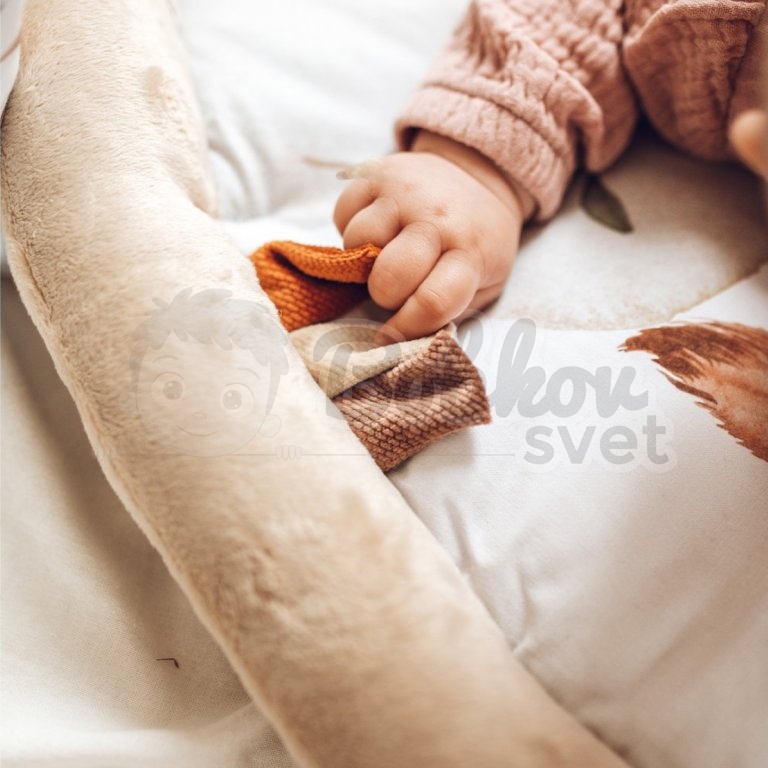 Hracia podložka na zem / deka s hrazdičkou pre bábätká - HAPPY BEAR / medveď