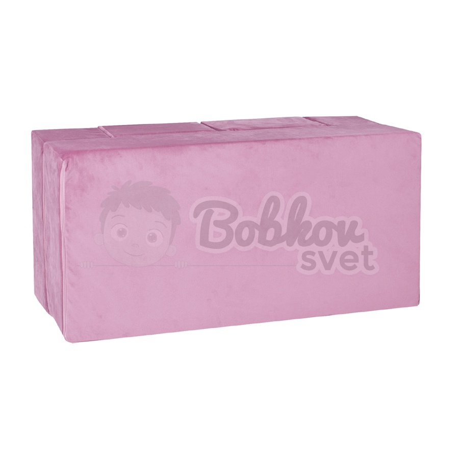 Detská rozkladacia pohovka + 2 taburetky - SOFA PINK 96 cm
