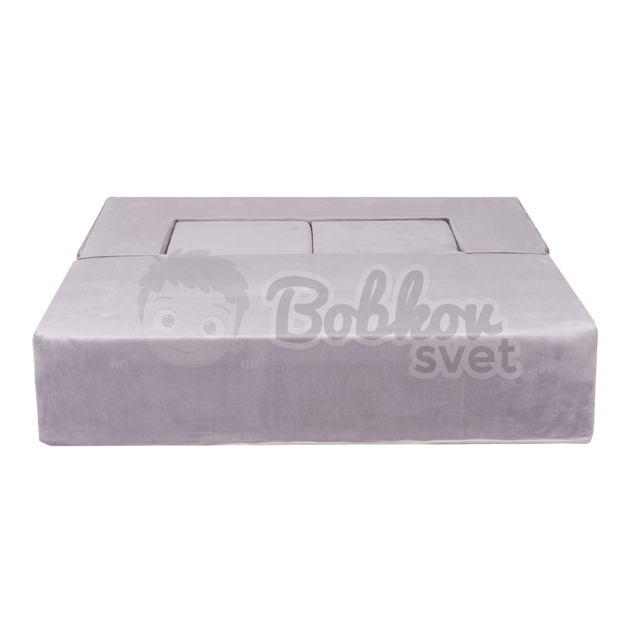 Detská rozkladacia pohovka + 2 taburetky - SOFA GRAY 96 cm