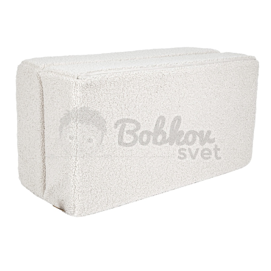 Detská rozkladacia pohovka + 2 taburetky - Bearly sofa White 96 cm