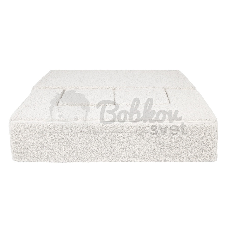 Detská rozkladacia pohovka + 2 taburetky - Bearly sofa White 96 cm