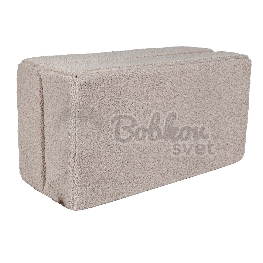 Detská rozkladacia pohovka + 2 taburetky - Bearly sofa Cream 96 cm