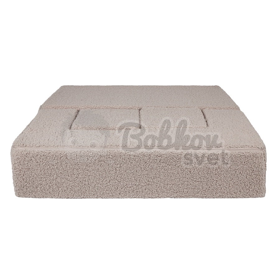 Detská rozkladacia pohovka + 2 taburetky - Bearly sofa Cream 96 cm