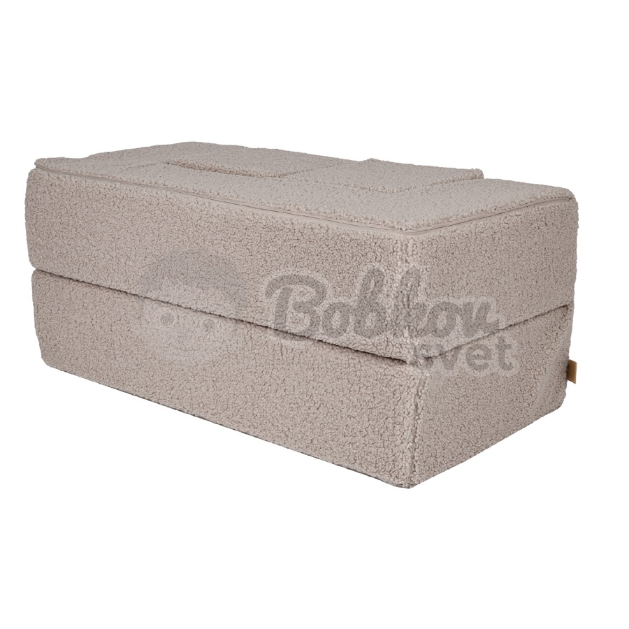 Detská rozkladacia pohovka + 2 taburetky - Bearly sofa Cream 96 cm