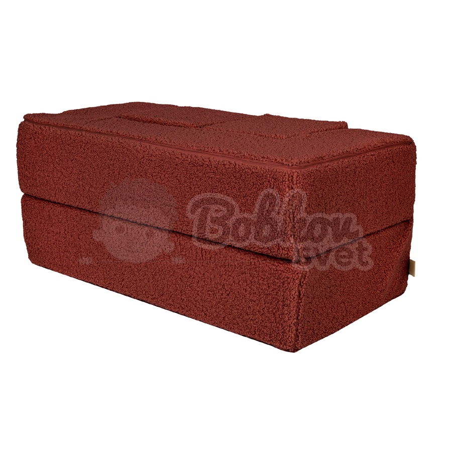 Detská rozkladacia pohovka + 2 taburetky - Bearly sofa Brown 96 cm