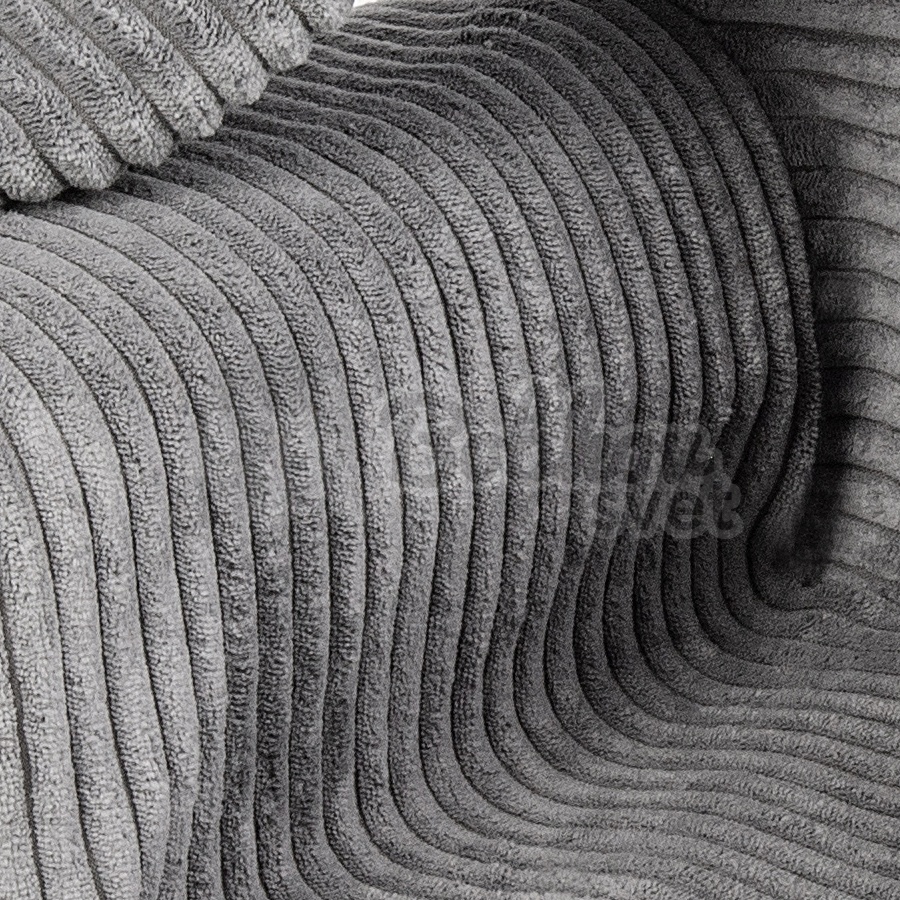 BUNNY detské kresielko do izby - menčester / Corduroy - GRAFIT
