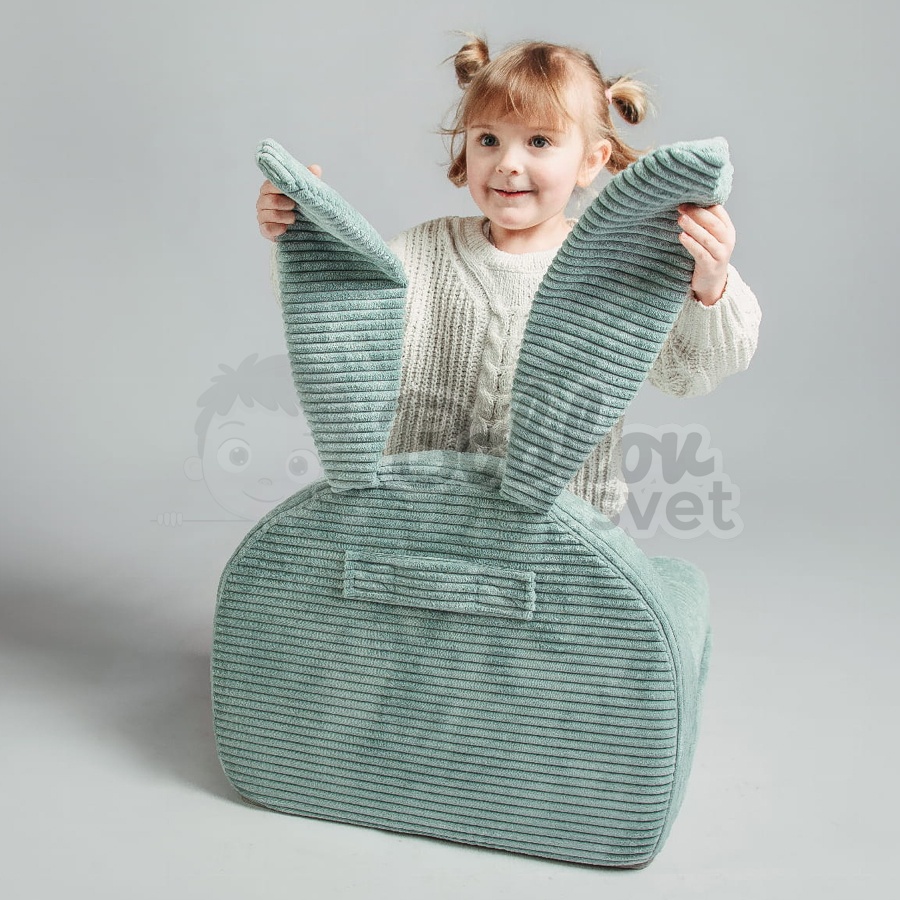 BUNNY detské kresielko do izby - menčester / Corduroy - BEIGE