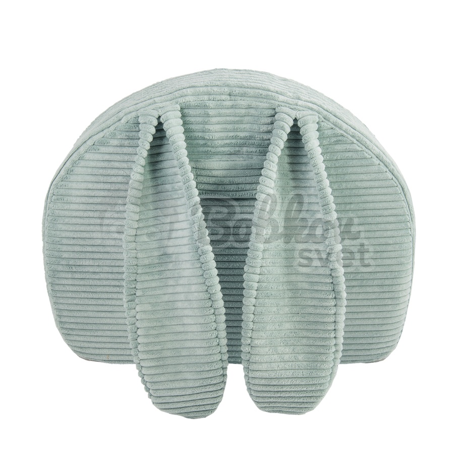 BUNNY detské kresielko do izby - menčester / Corduroy - MINT