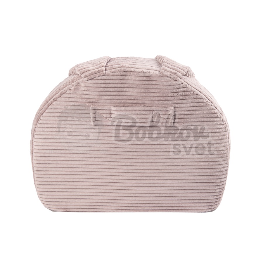 BUNNY detské kresielko do izby - menčester / Corduroy - PINK