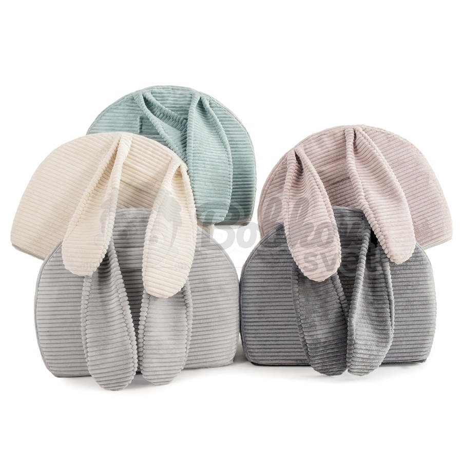 BUNNY detské kresielko do izby - menčester / Corduroy - MINT