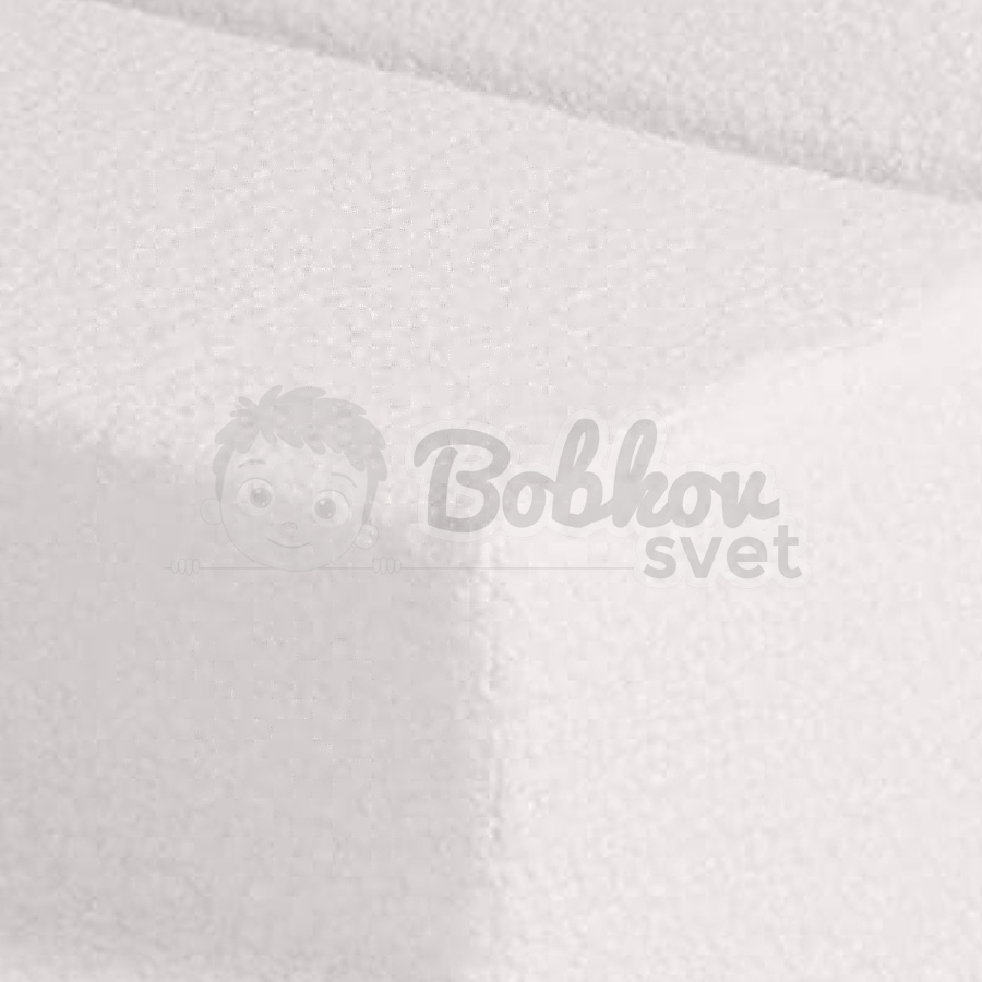 Penová hracia zostava / 3 bloky na cvičenie - BOUCLE farba White