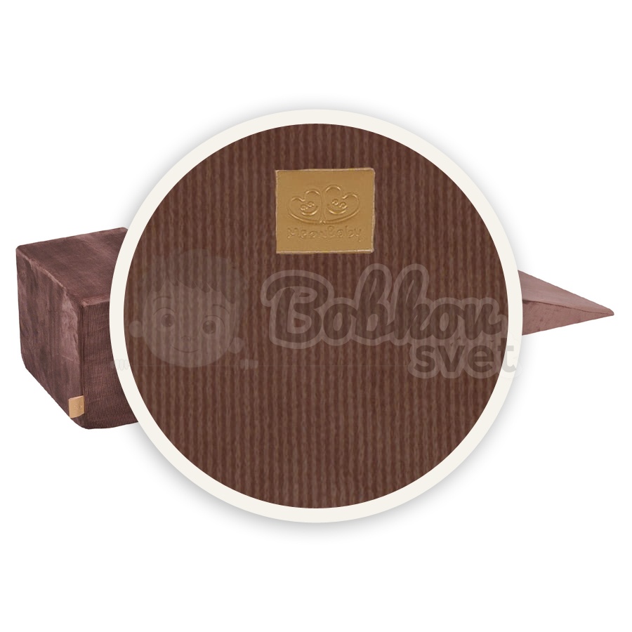 Penová hracia zostava / 3 bloky na cvičenie - Velvet Corduroy ČOKOLÁDA
